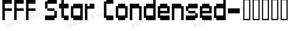 FFF Star Condensed字体转换
